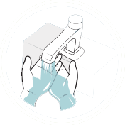 Ilık su ile ellerinizi ıslatın