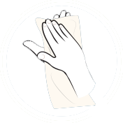 Kağıt havlu ile ellerinizi iyice kurulayın