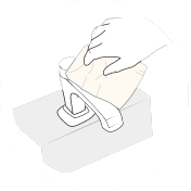 Kağıt havlu kullanarak musluğu kapatın